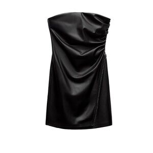 Zara Black Strapless Dress